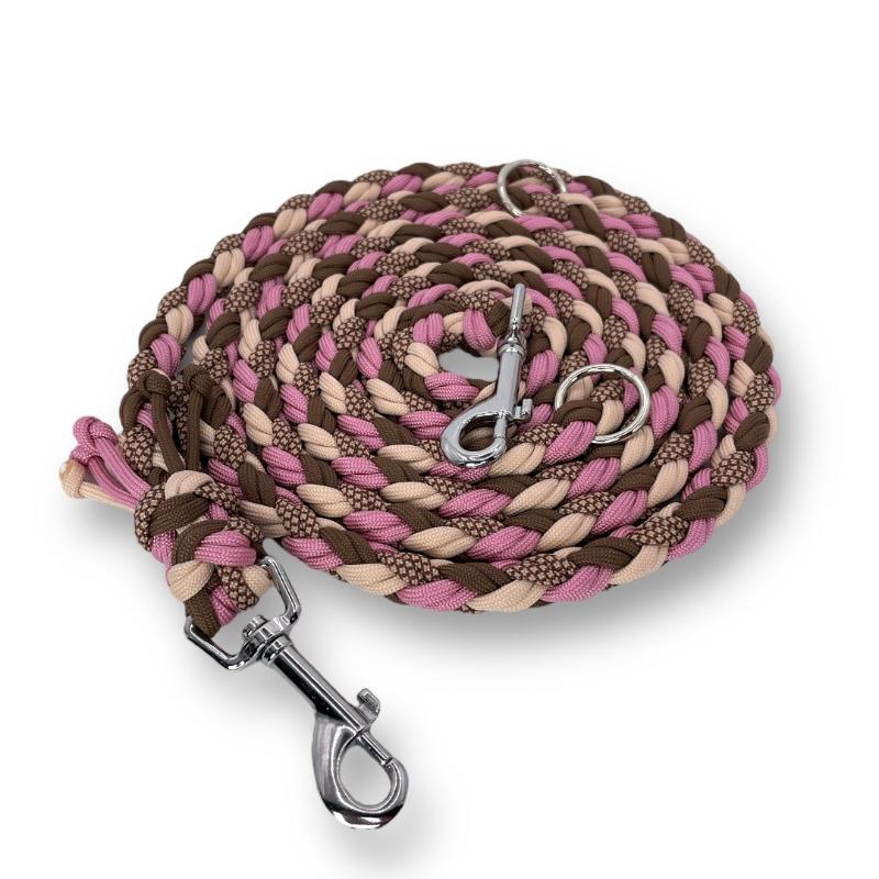 Paracord leash available in 3 lengths