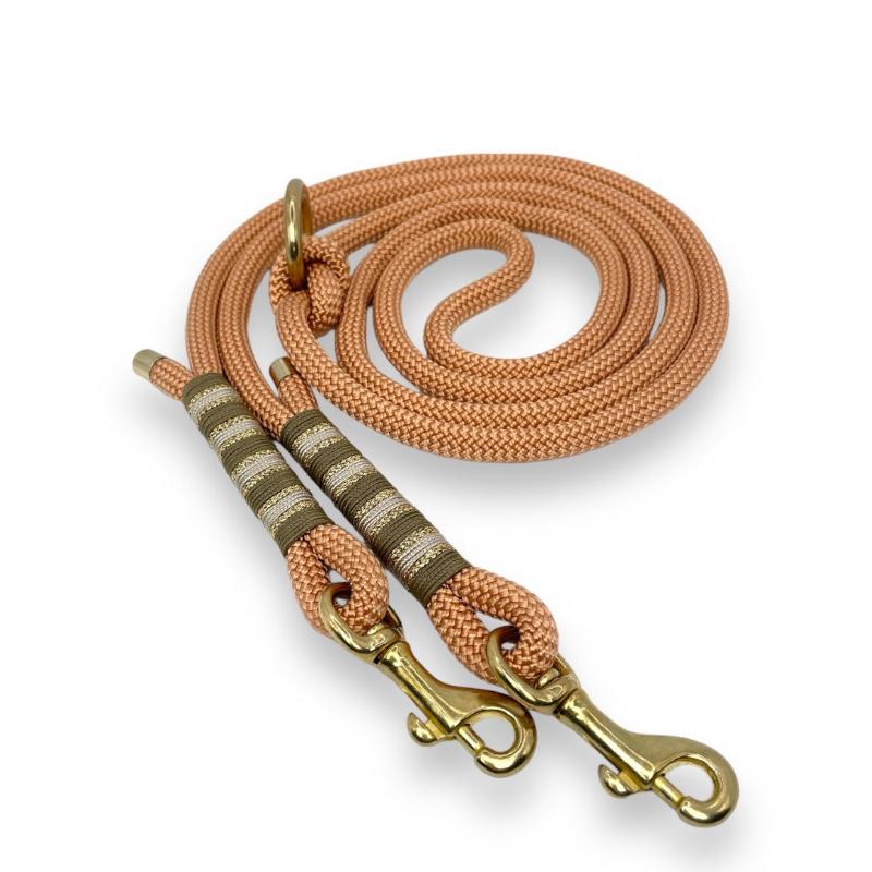 Hochwertiges Tauset für Hunde: handgefertigtes Halsband und robuste Leine, leicht, schwimmfähig und langlebig. Ideal für aktive Hundehalter, die Komfort und Sicherheit schätzen.