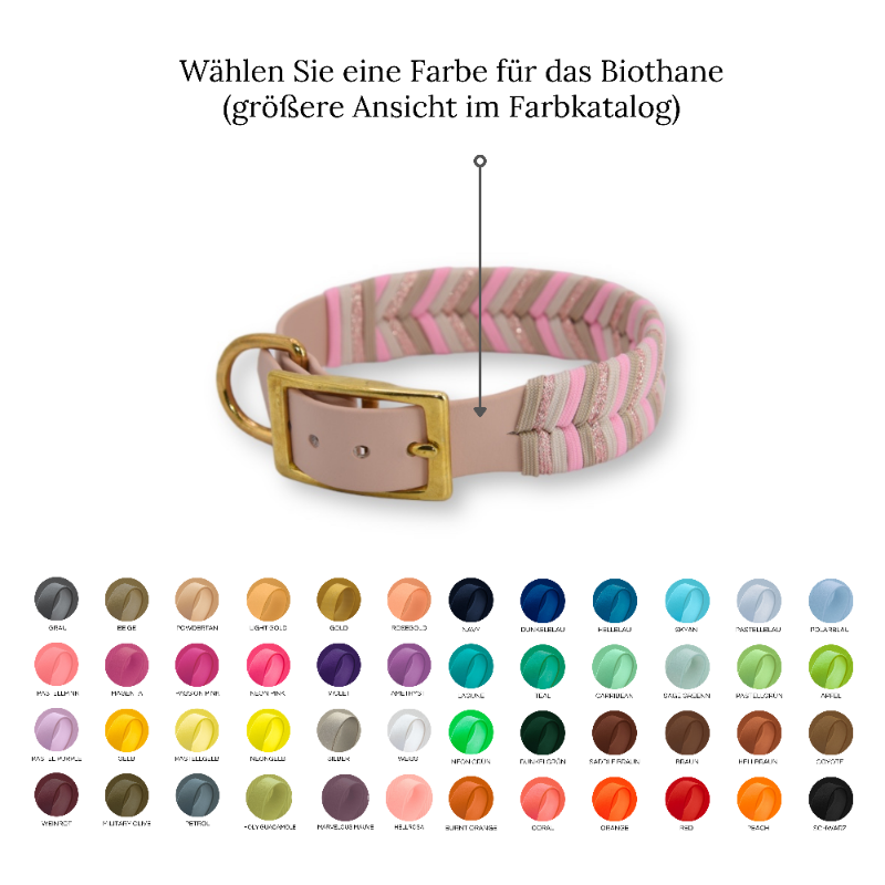 Biothane collar in your desired colors