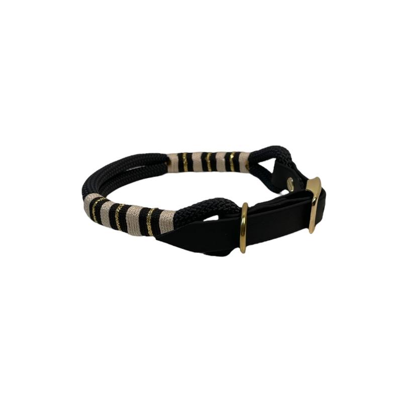 Halsband Black aus Tau Halsumfang 33-37cm