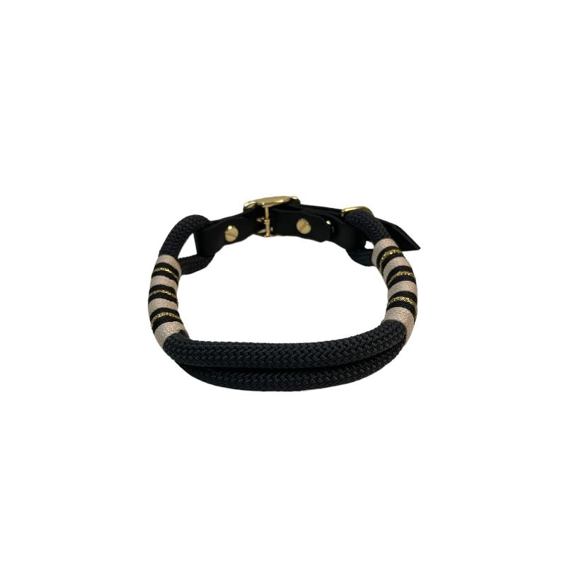 Halsband Black aus Tau Halsumfang 33-37cm